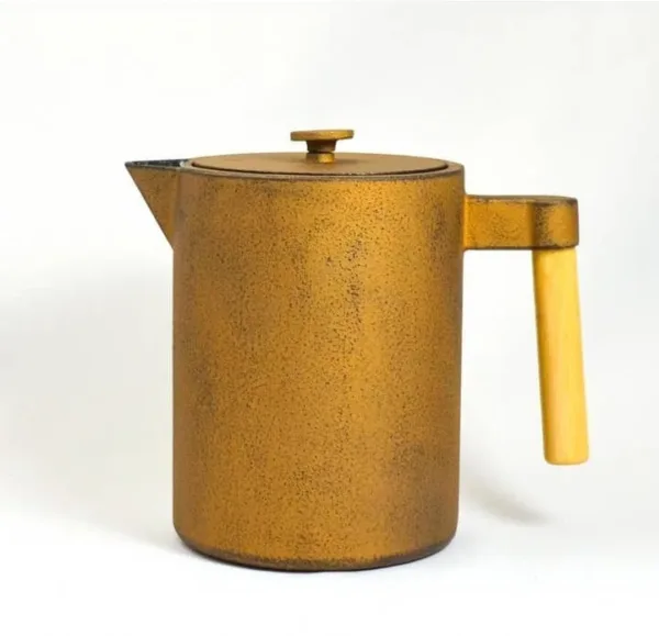 Promozioni 2 kohi teiera in ghisa colore rame