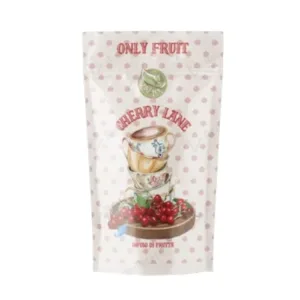 Cherry Lane Infuso YouTea, un infuso di frutta con la cremosità della vaniglia e il gusto intensamente fruttato della ciliegia.