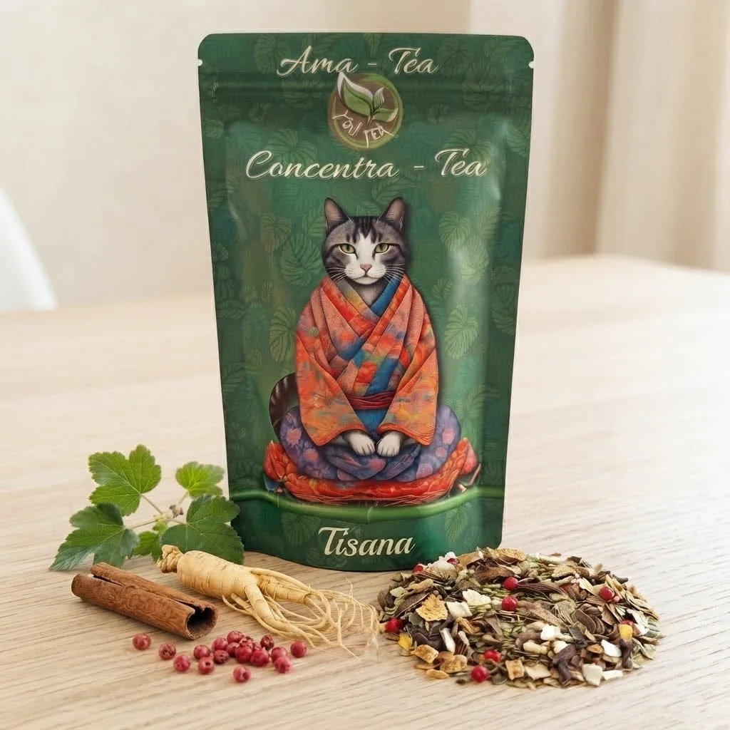 Ama-Tea tisane 2 Concentra - Tea tisana, la soluzione naturale per aumentare concentrazione e focus.