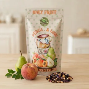 PEACH & LOVE Infuso YouTea, una miscela romantica di frutta e caramello mou per momenti speciali.