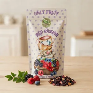 RED PASSION Infuso di Frutta YouTea, un mix di frutti rossi dal profumo dolce e intenso.