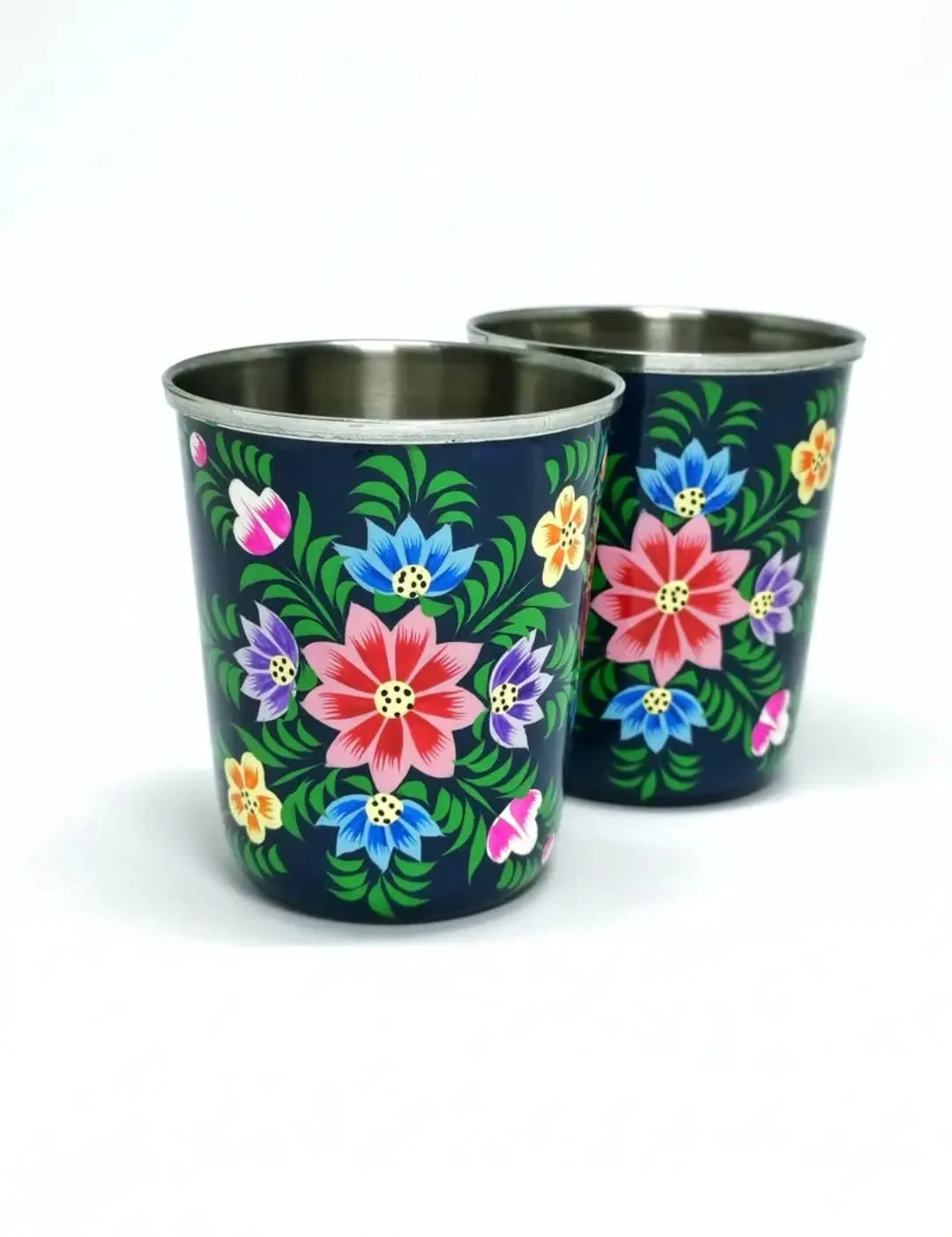 Set Caraffa indiana con due bicchieri blu - Tradizione e Stile sulla tua Tavola- 1 busta di YouTea in omaggio 3 Set Caraffa indiana con due bicchieri blu - Tradizione e Stile sulla tua Tavola- 1 busta di YouTea in omaggio - immagine 3