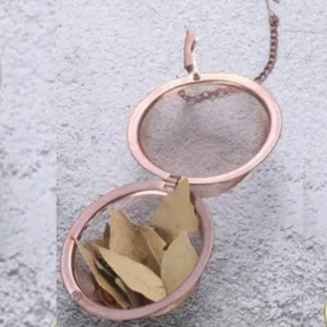 Filtro tè a pallina colore oro rosso