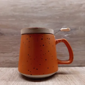 Tazza da tè - arancione fiamma