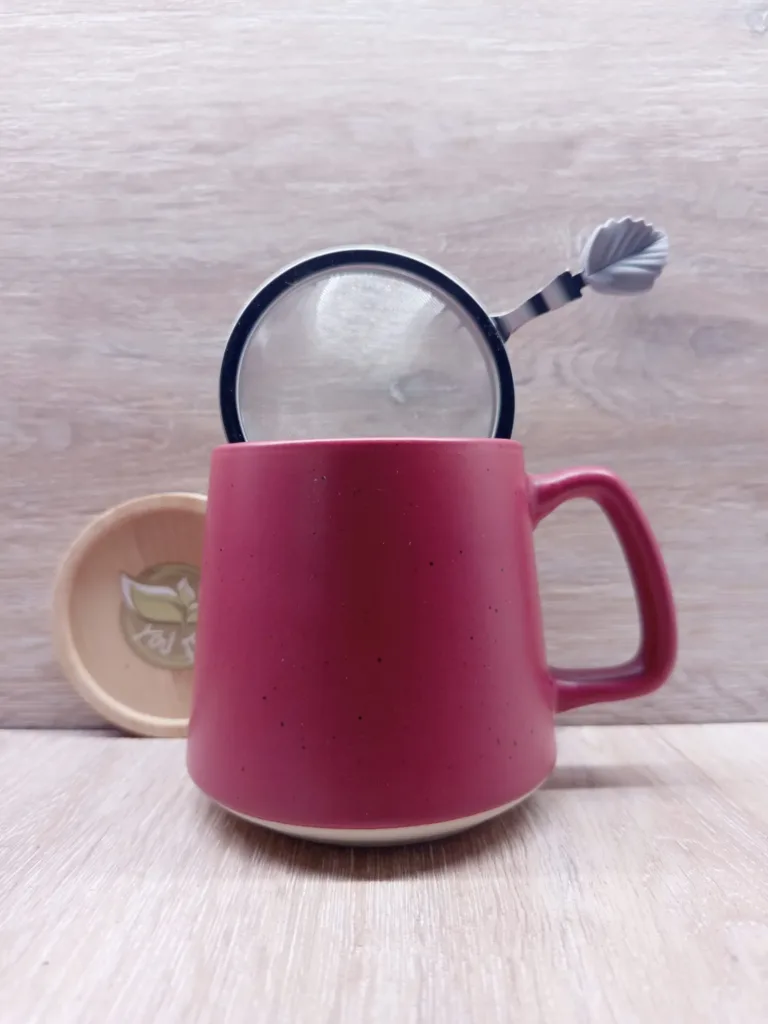 Tazze infusiere 6 Tazza da tè StoneAge YouTea - borgogna